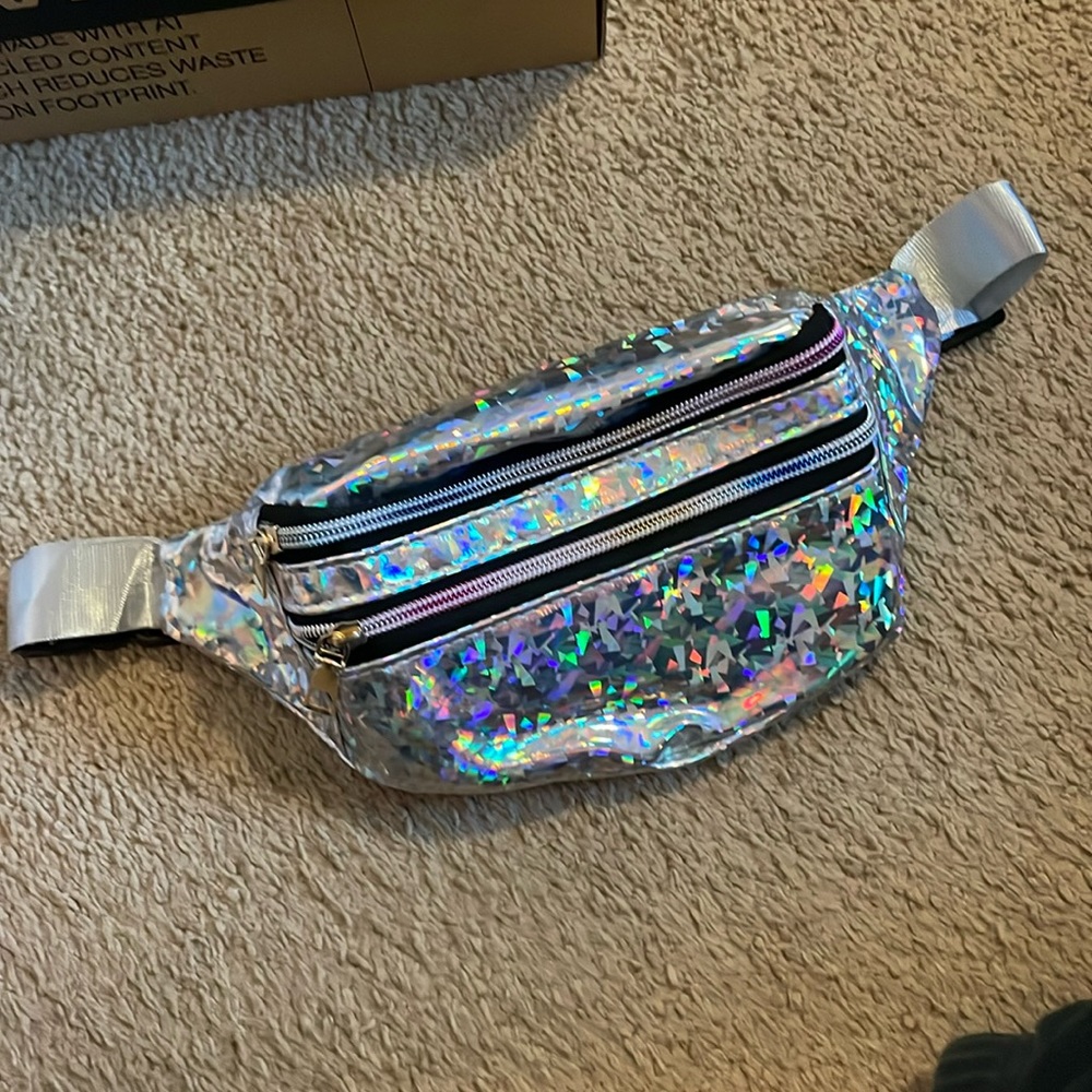 Holographic sparkly Fanny pack